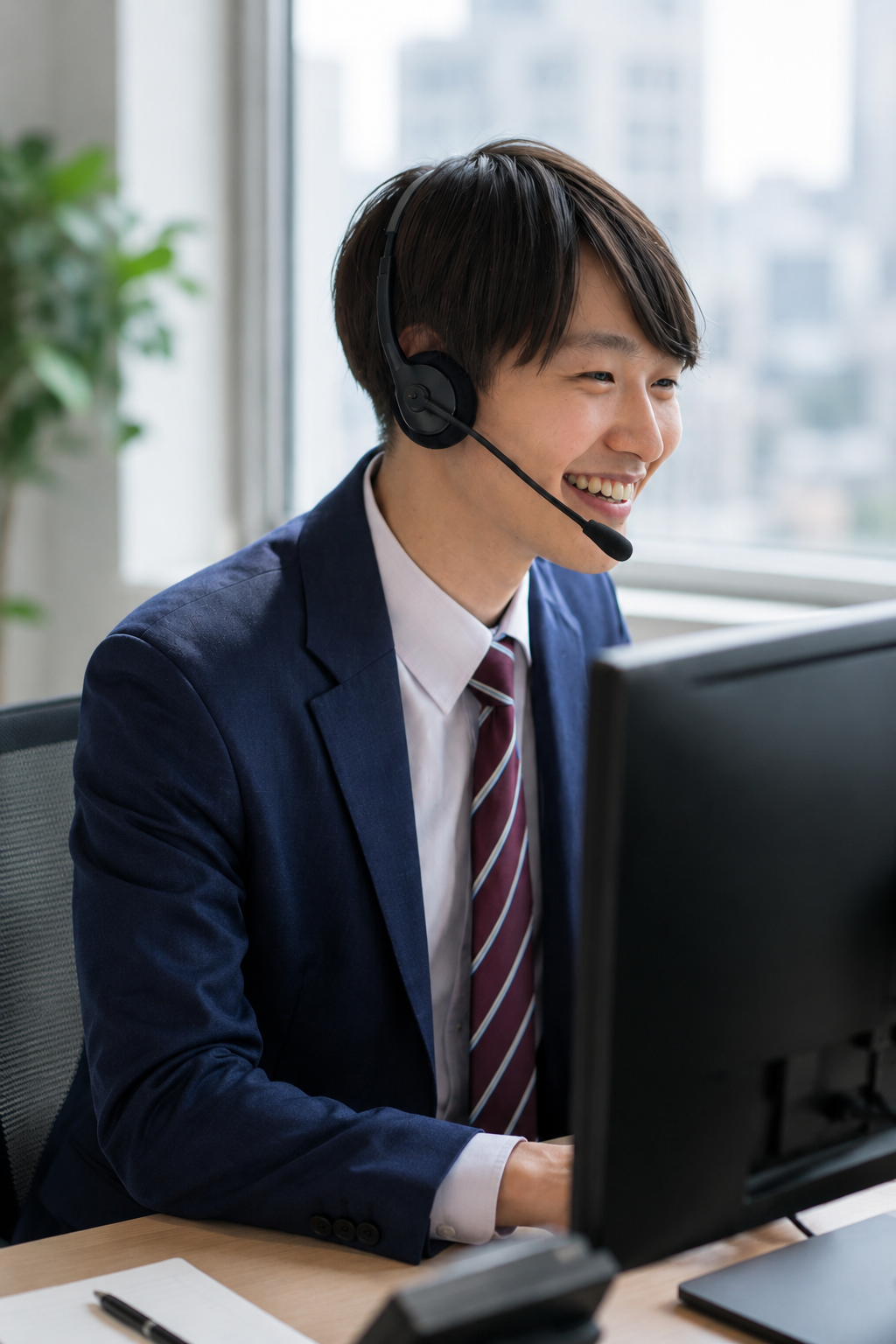 ホテル受付接客のイメージ