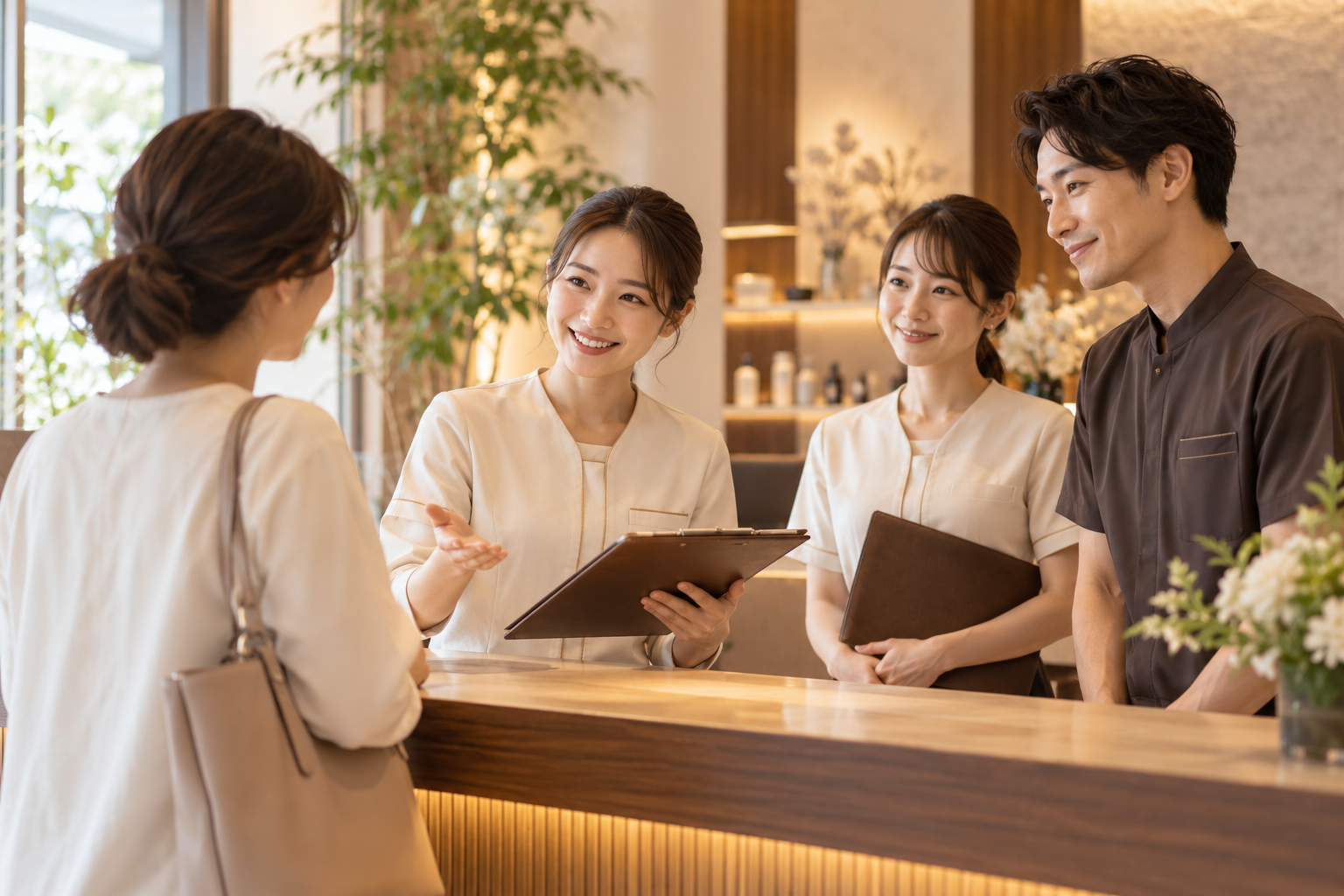 リネカツが目指す接客のイメージ